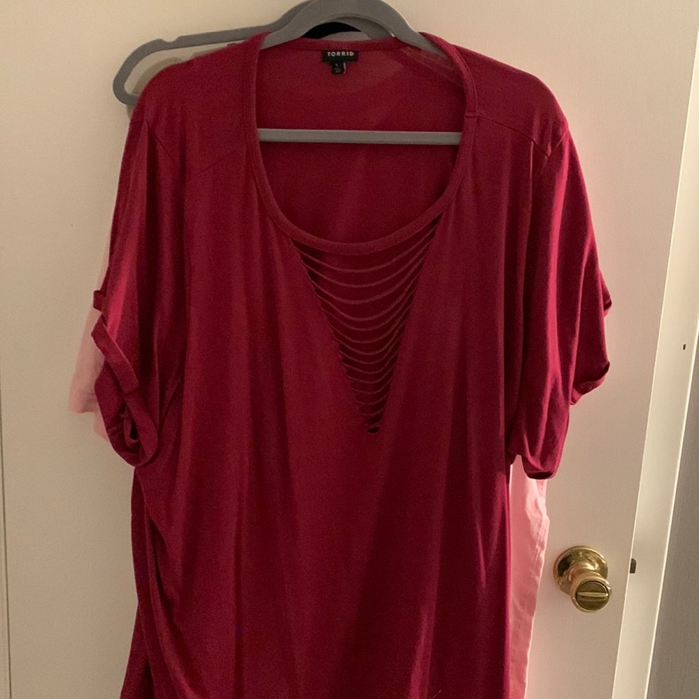 Deep Red T Shirt